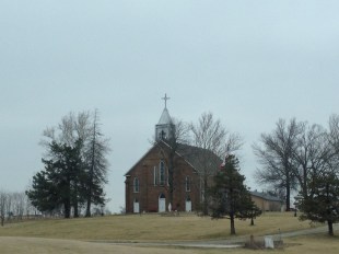 A beautiful church somewhere along Highway 34 in Iowa.